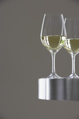 Verres de Chablis, domaine Fèvre