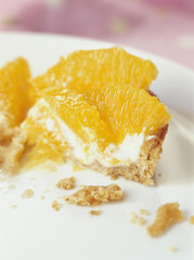 Part de tarte à l'orange
