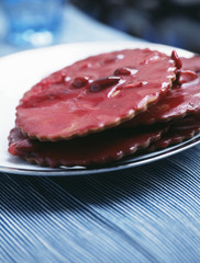 Tartelettes aux pralines roses de Saint-Genix