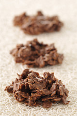 Roses des sables au chocolat