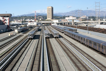 Fototapeta na wymiar Los Angeles Metro
