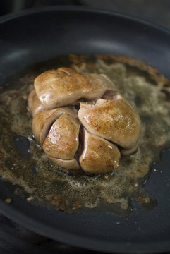 Cuisson de rognons de veau