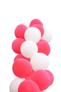 splendid balloons cloud isolated on white