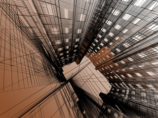 abstract modern architecture