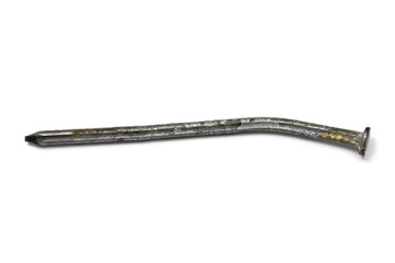 Rusty bent nail
