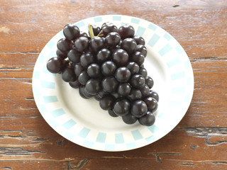 Grappe de raisin noir