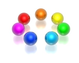 Rainbow spheres