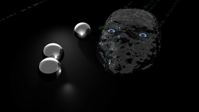 Matrix Kopf Animation