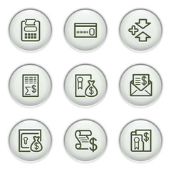 Gray icon with button 14