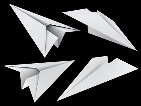 paper toy plane