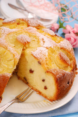 pineapple cake with raisins