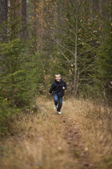 Little Boy Running