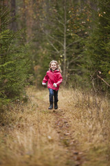 Little Girl running