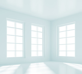 Fototapeta na wymiar Empty White Room