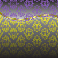 yellow violet pattern