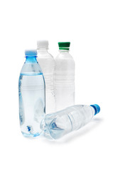 Bottles with water
