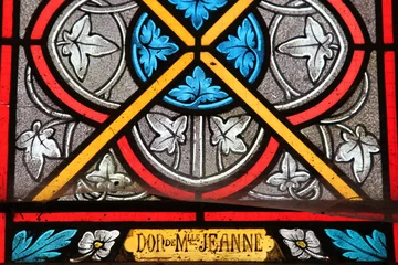 Foto auf Acrylglas Befleckt Buntglaskirche
