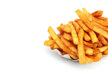 Pommes in der Schale angeschnitten
