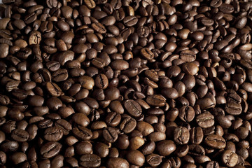 Coffee beans background