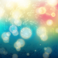 abstract bokeh lights background