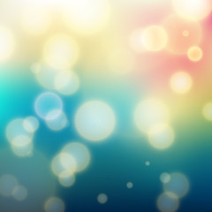 colorful bokeh lights