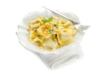 pumpkin ravioli-ravioli di zucca