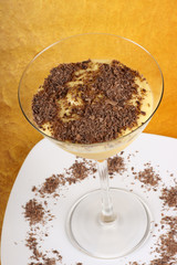 Vanilla custard cream dessert