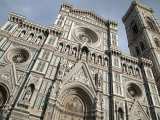 Fototapeta premium Fassade des Domes in Florenz, Italien