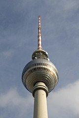 Fernsehturm Berlin, in the city center - Germany