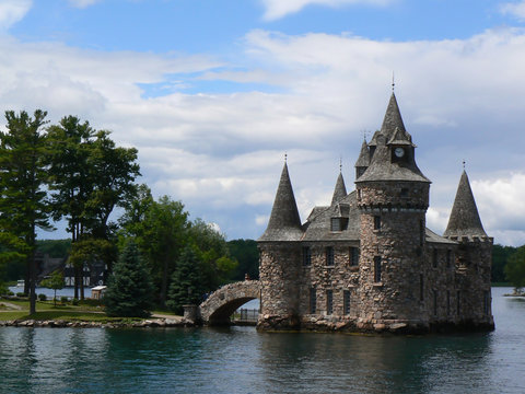 Boldt Castle on Ontario lake, Canada