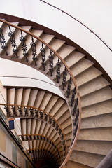 spiral staircase railing