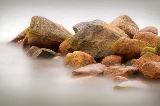 Steine am Strand