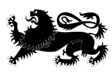 Heraldic lion