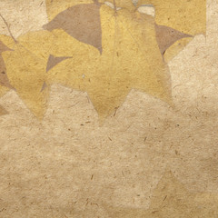 Fototapeta premium vintage wallpaper background with maple leaf