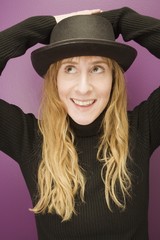 Woman Wearing A Hat