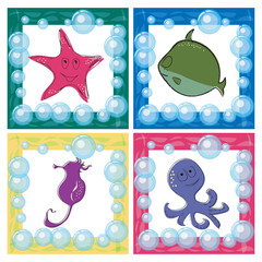 ocean life icons