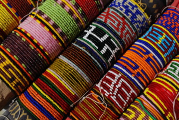 Bracelets de la tribu des Kunas, Panamá