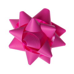 Pink gift bow - 27324713
