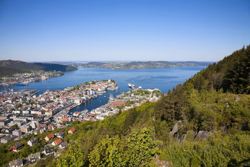 Fototapeta premium View of Bergen