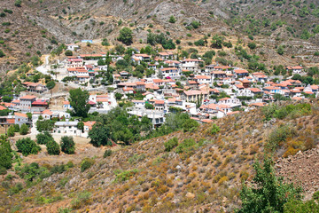 Fototapeta na wymiar Cyprus village