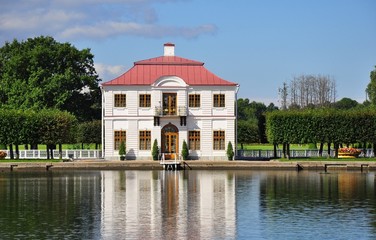 A palace by the lake