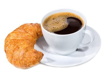 coffee and croissant