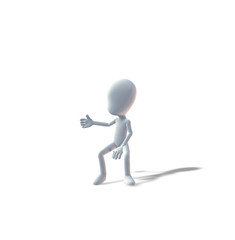 Gitarre,beugen, 3D-Figur