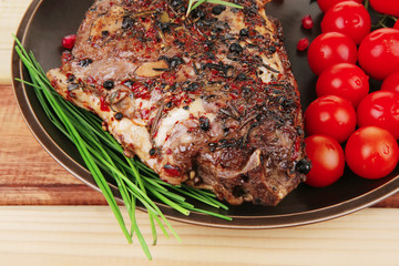 ribs with vegetables