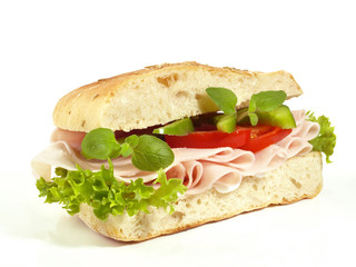 Belegtes Fladenbrot