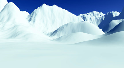 beautiful glacial landscape