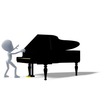 Künstler Piano 3D