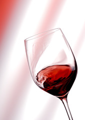 glass of red wine