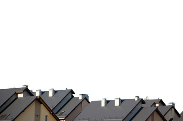 Rowhouse Roofs, Isolated Condo Rooftops
