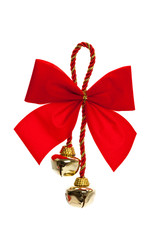 Christmas Bells and ribbon